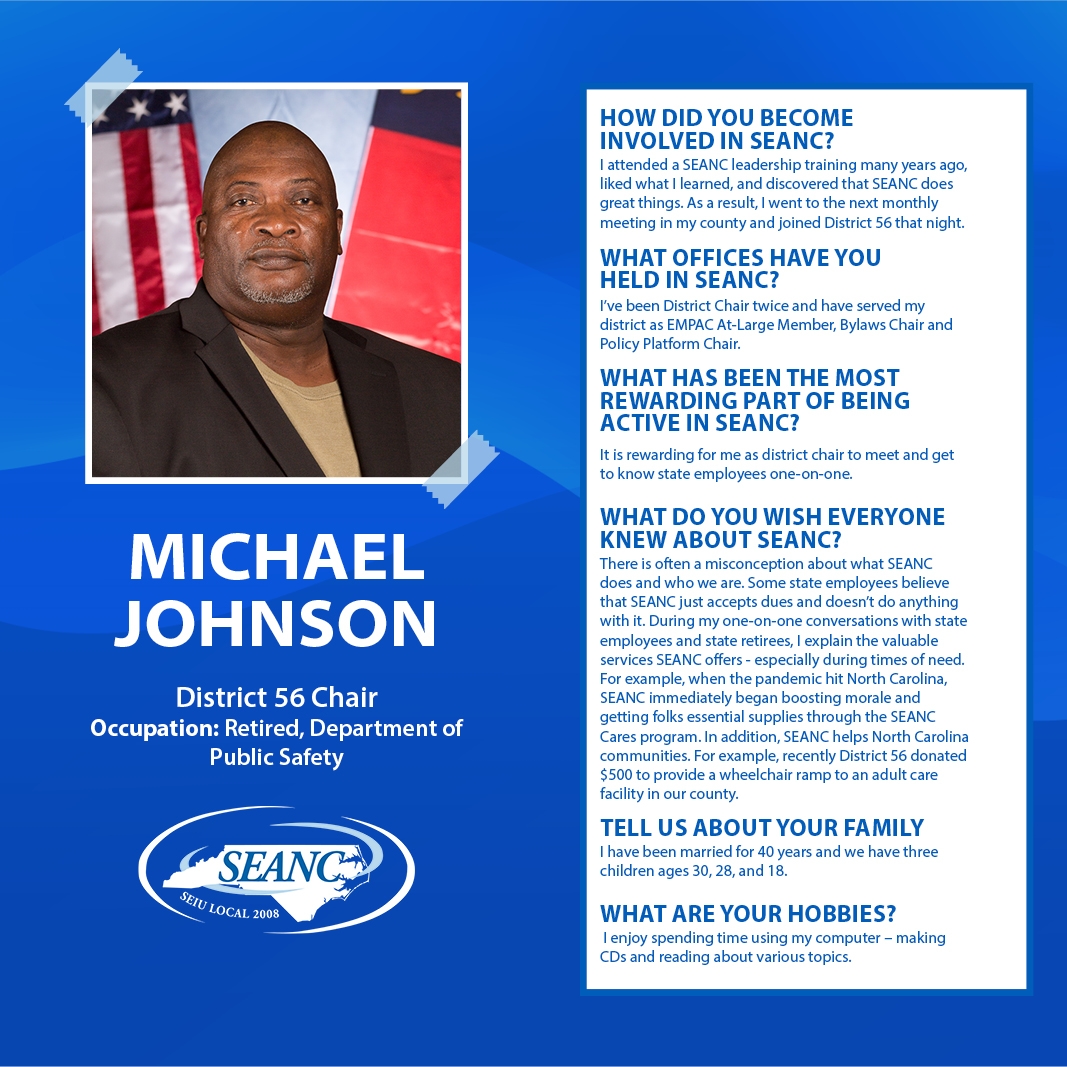 Michael Johnson | State Employees Association of North Carolina