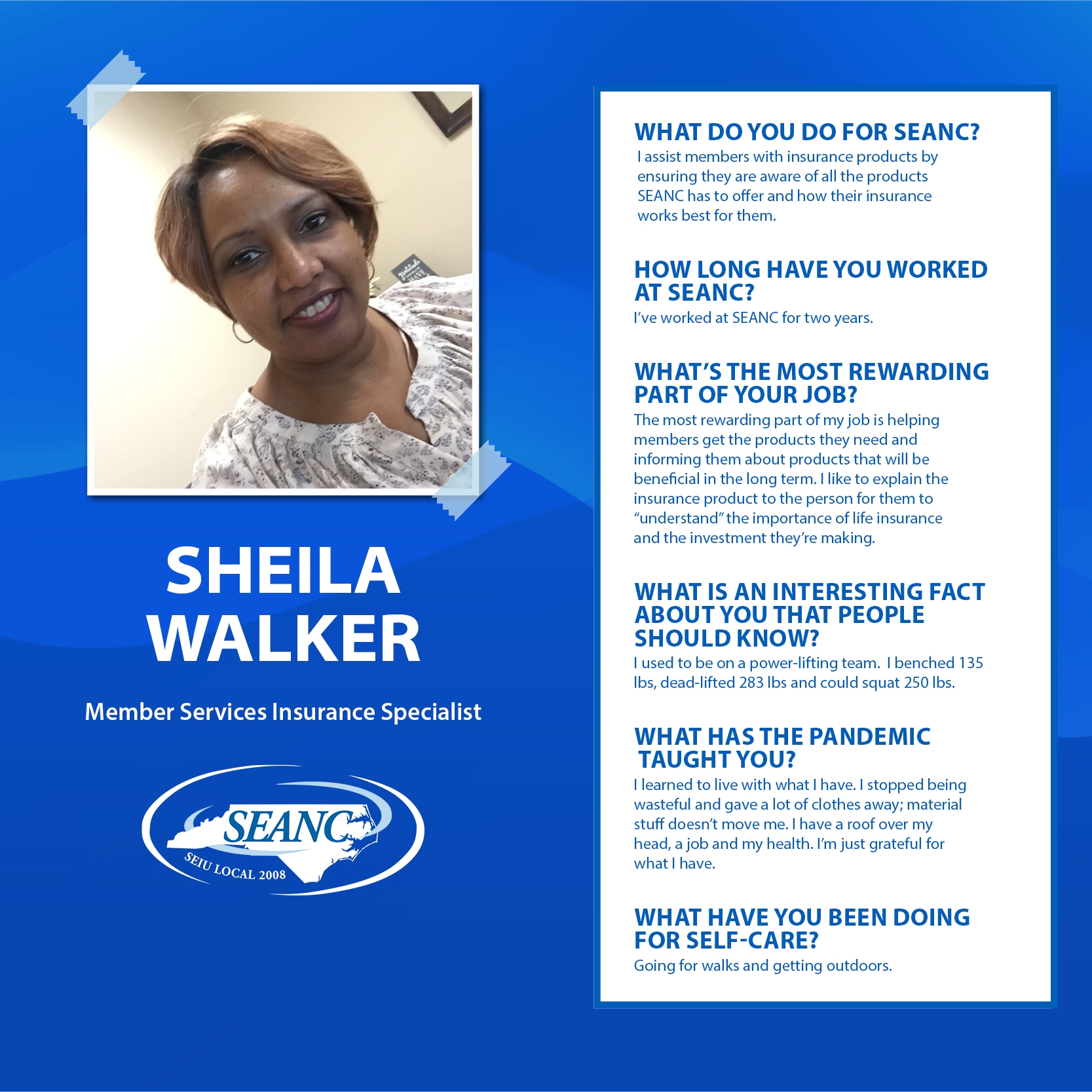 Sheila Walker State Employees Association North